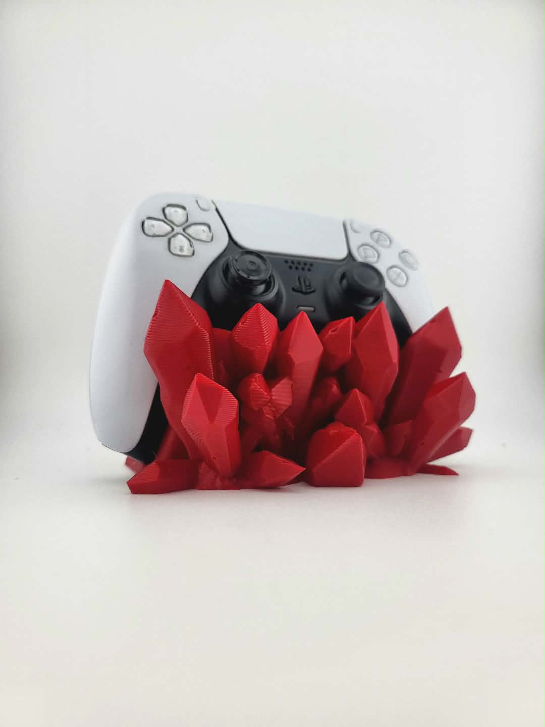 3D Crystal Cave Controller Stand — Gemstone Gamer Base