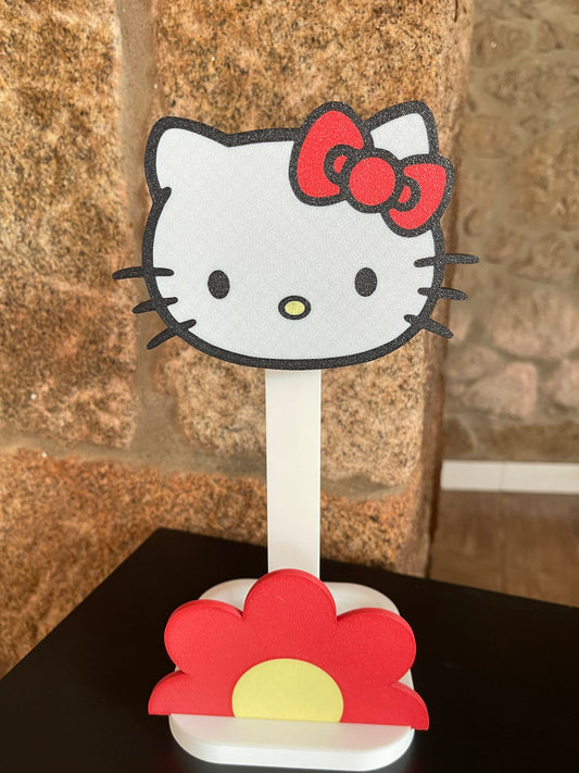 3D Kawaii Cat Headphone Stand — Cute Character Desk Holder