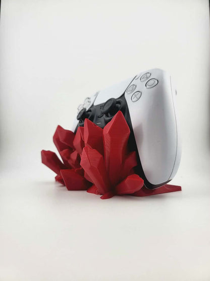 3D Crystal Cave Controller Stand — Gemstone Gamer Base