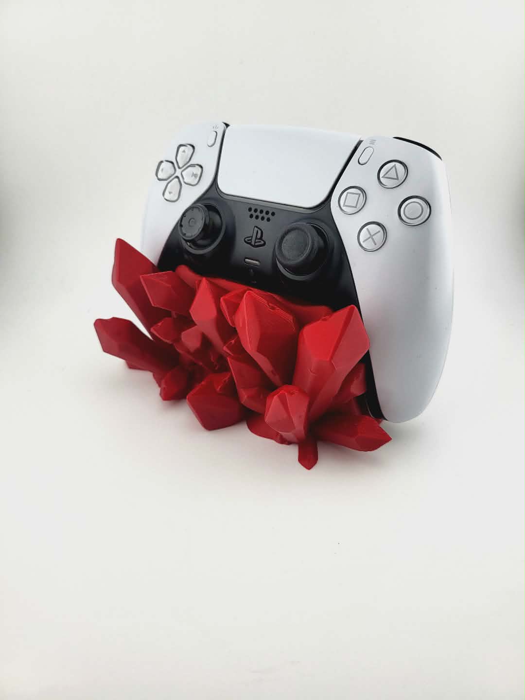 3D Crystal Cave Controller Stand — Gemstone Gamer Base