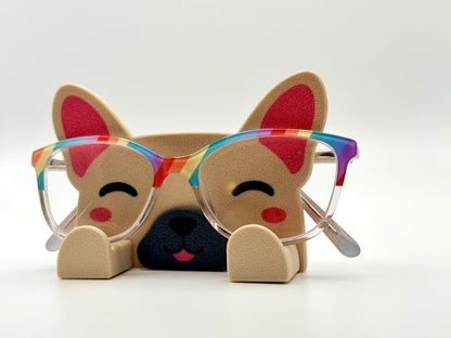 3D French Bulldog Glasses Stand — Cute Dog Eyeglass Holder