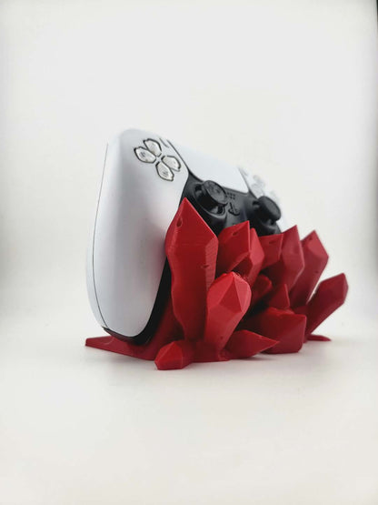 3D Crystal Cave Controller Stand — Gemstone Gamer Base