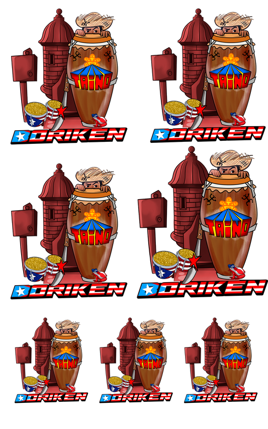 BORINQUEN Dtf Premade Gang sheets