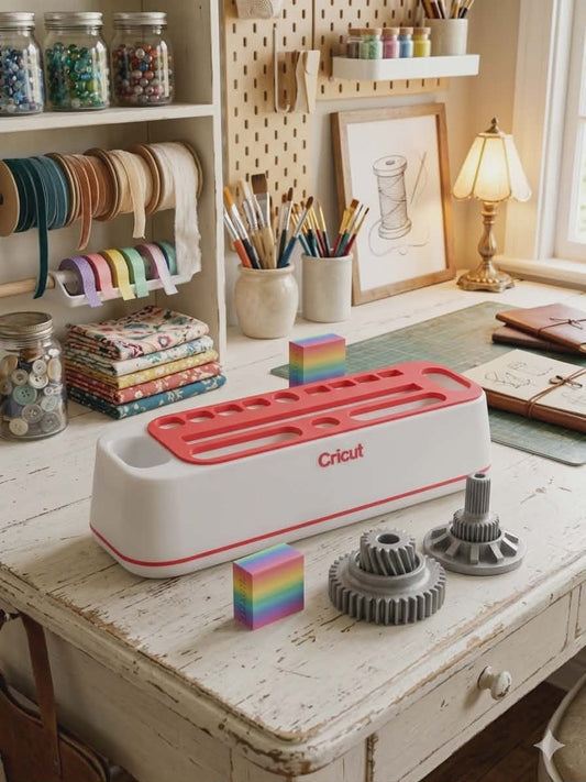 3D Craft Tool Organizer — Cutting Machine Blade & Pen Station