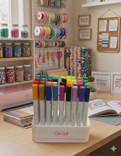 3D Craft Marker & Pen Organizer — Cutting Machine Accessory Holder